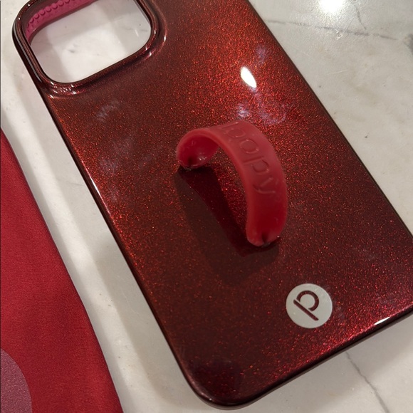 Loopy Case IPhone 14 Pro Max Shimmer Maroon - Picture 2 of 4